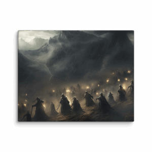 Evil figures under a storm