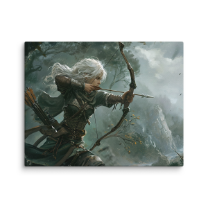 Forest elf woman archer