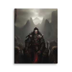 Male orc sitting near victims