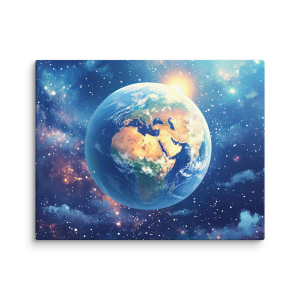 Hearth from space illustration