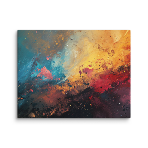 Colorful rainbow paint