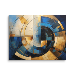 Texastentialist abstract spyral yellow