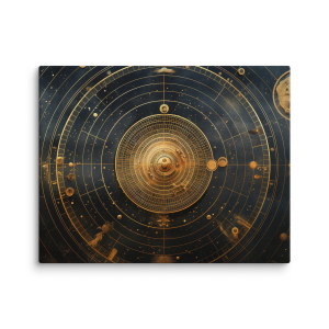 Tycho de Brahe inspired galaxy blue