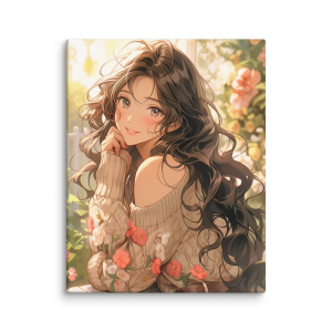 Beautiful Anime florist girl