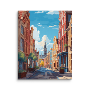 European old city illustration
