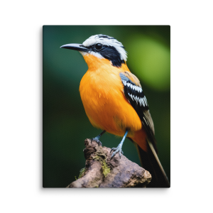 Orange bird photoshoot