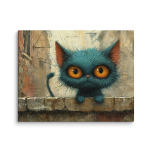Grumpy cat painting
