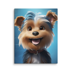 Cute dog in Pixar style