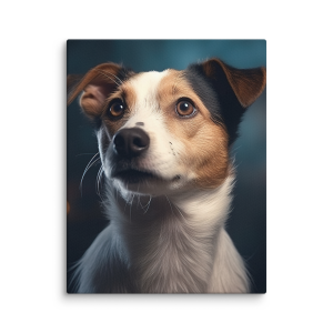 White brown dog photo