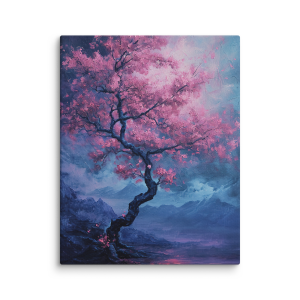 Cherry tree painting
