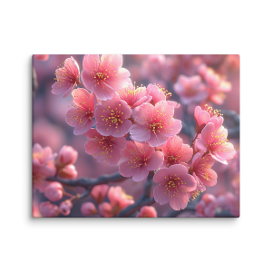Sakura flowers closeup