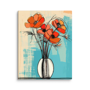 Vintage flower composition