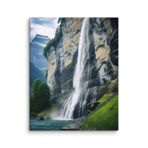 Waterfall long exposure art